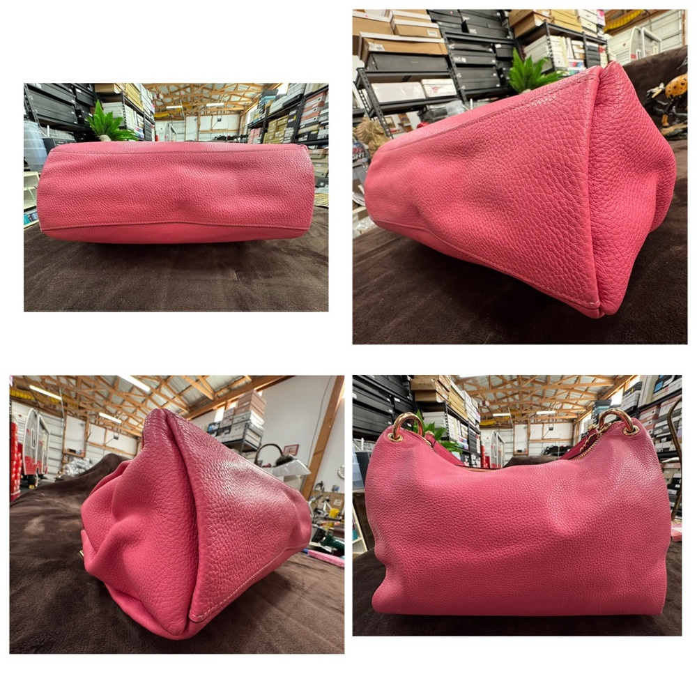Coach Soft bubblegum pink Leather Shoulder bag and Wallet set Pristine condition - Picture 6 of 16